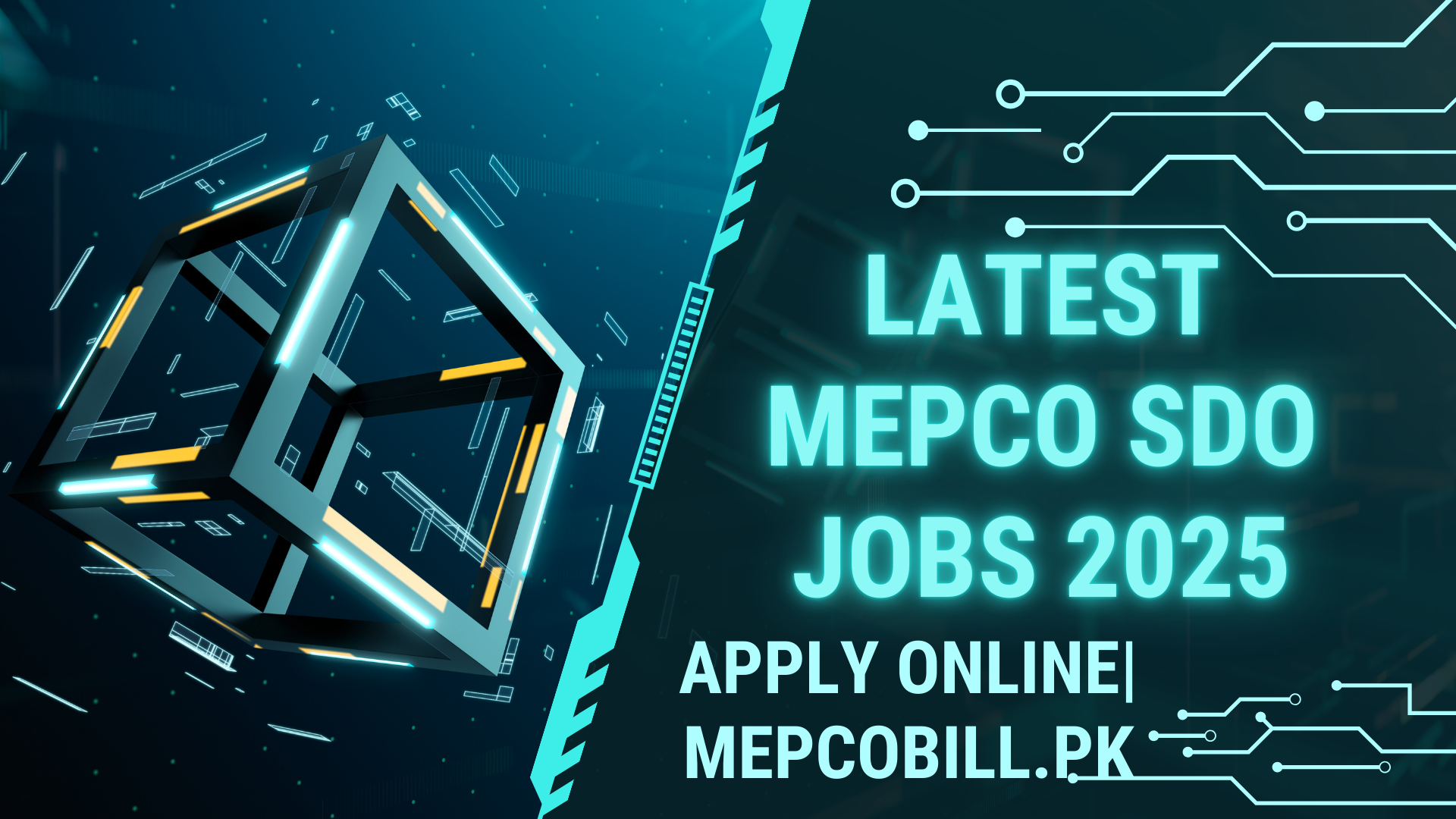 Latest MEPCO SDO JOBS 2025: Apply Online