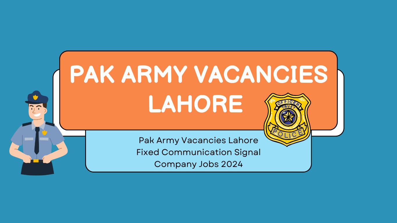 Pak Army Vacancies Lahore