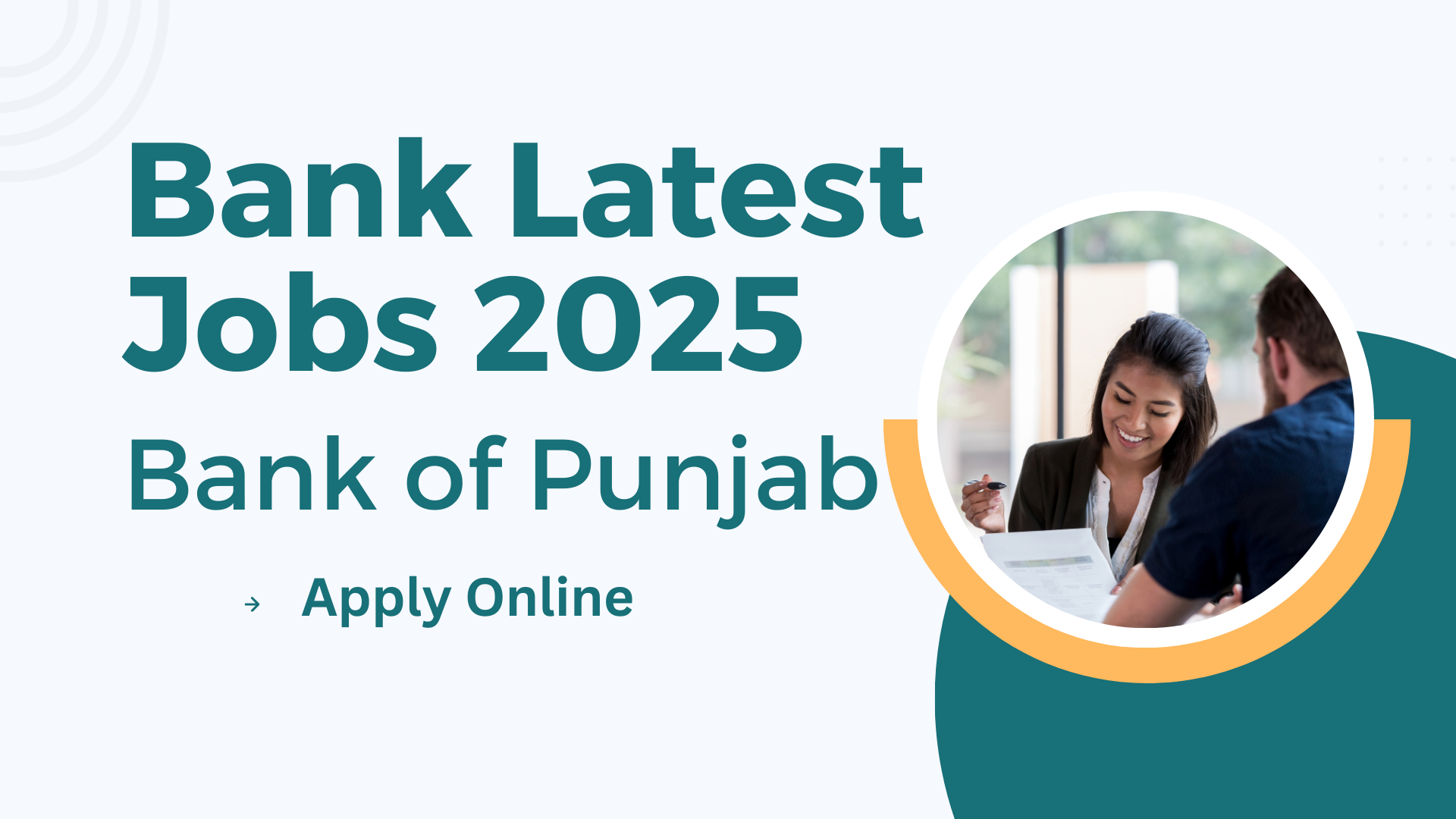 Bank Latest Jobs 2025 Bank of Punjab