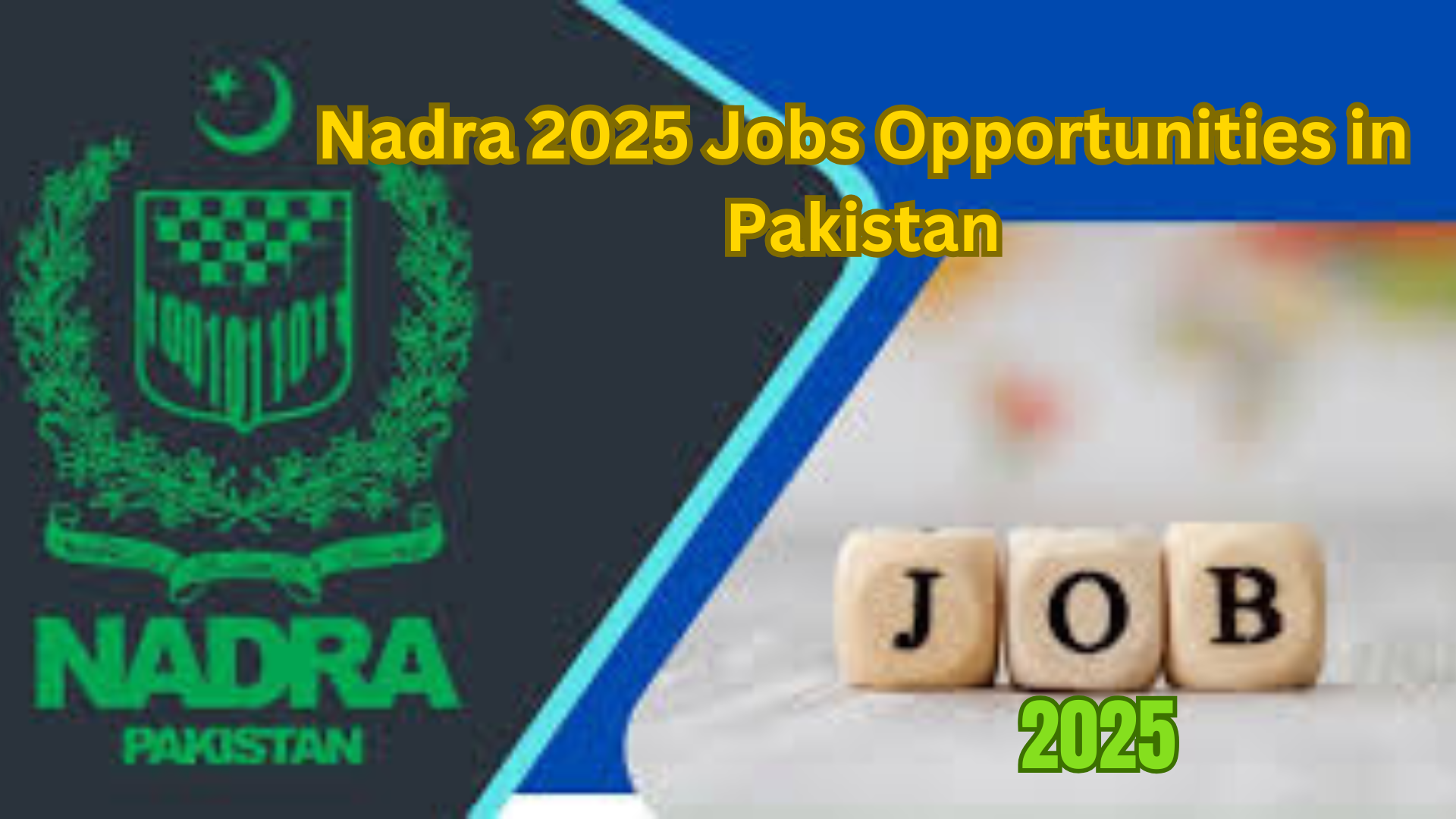 Nadra 2025 Jobs Opportunities in Pakistan