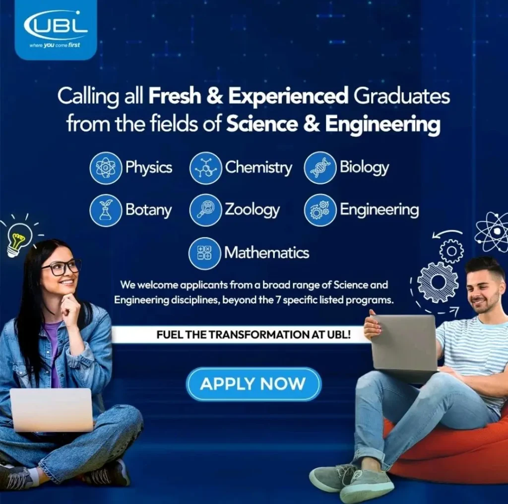 United Bank Limited Jobs 2025 Online Apply