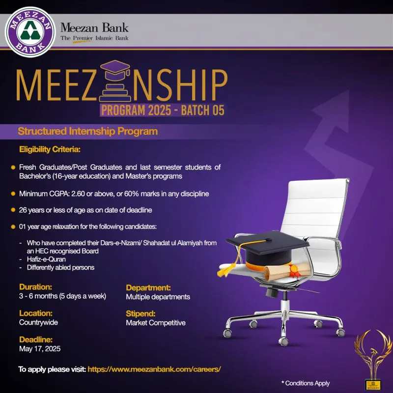 Meezan Bank Meezanship Program 2025