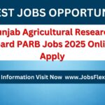 Punjab Agricultural Research Board PARB Jobs 2025